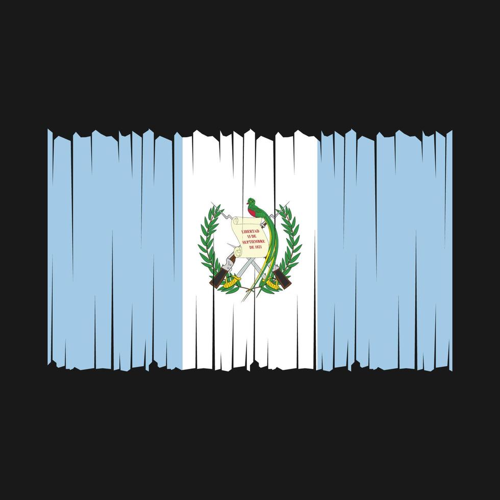 guatemala flagga vektor illustration