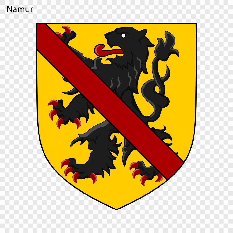 emblem av Namur vektor