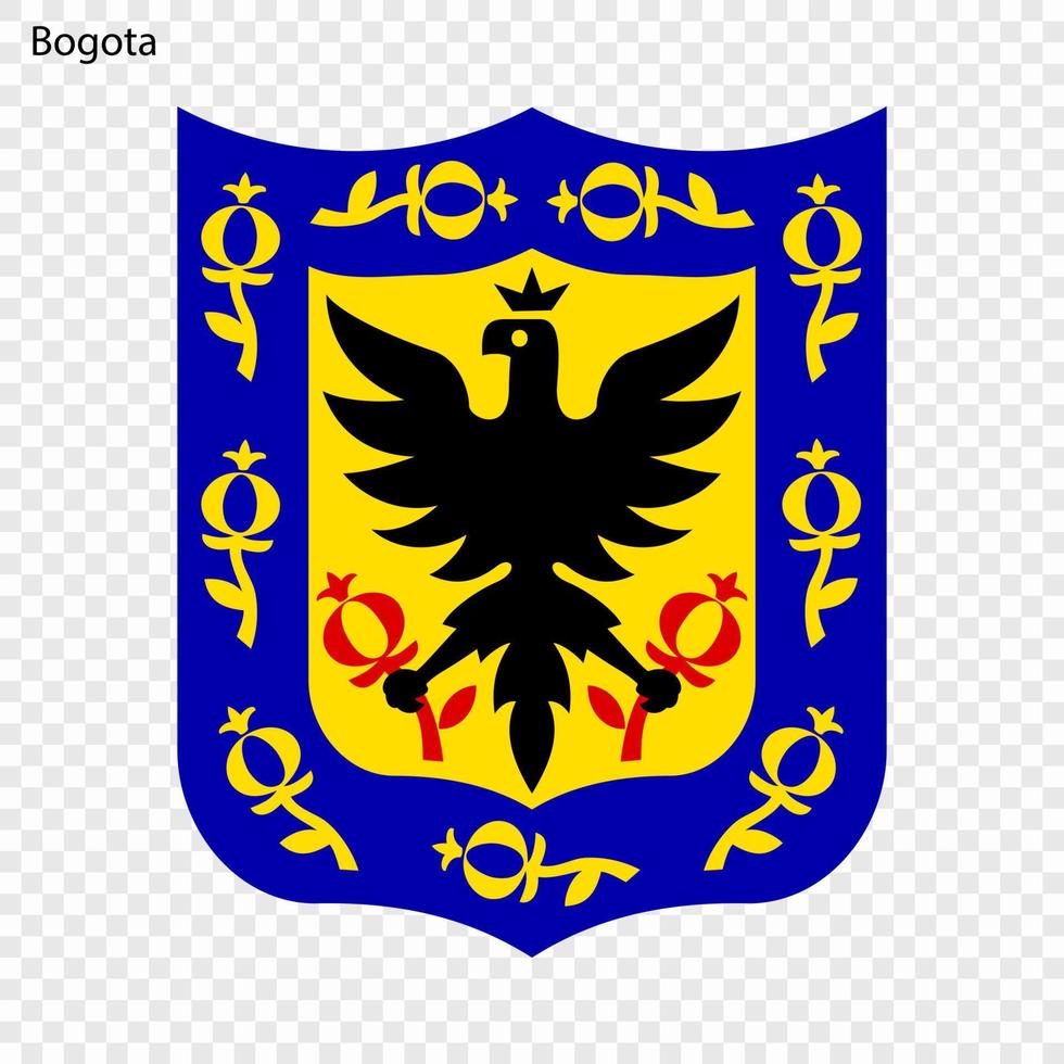 Emblem Stadt von Kolumbien vektor