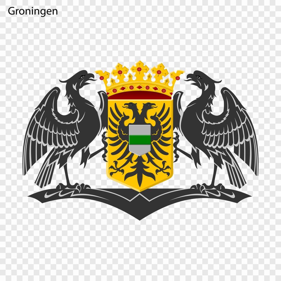 emblem av groningen vektor