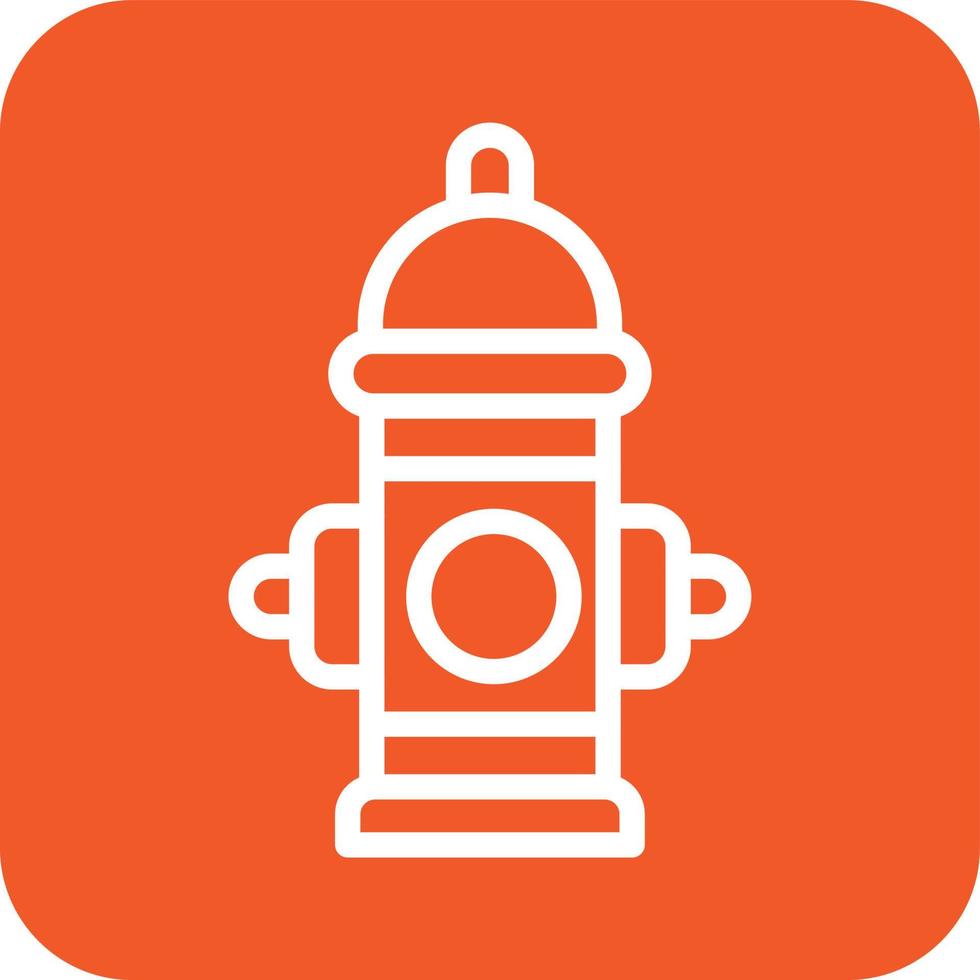 Hydranten-Vektor-Icon-Design-Illustration vektor