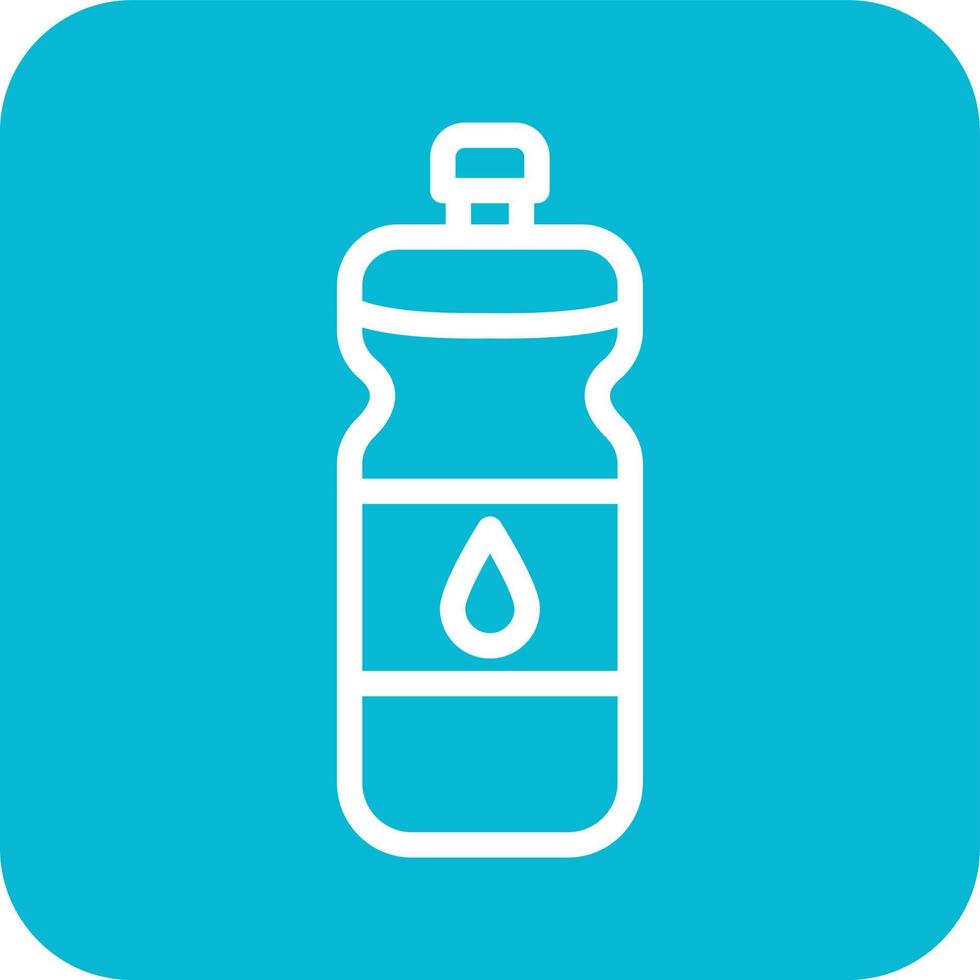 Wasserflasche-Vektor-Icon-Design-Illustration vektor