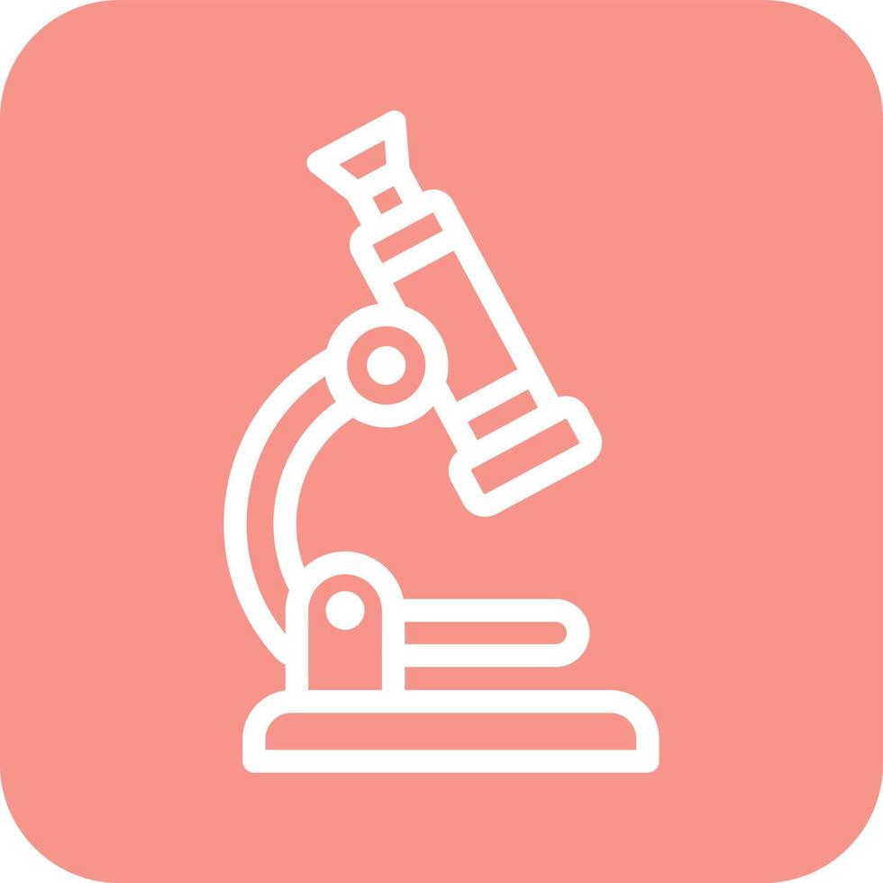 mikroskop vektor ikon design illustration