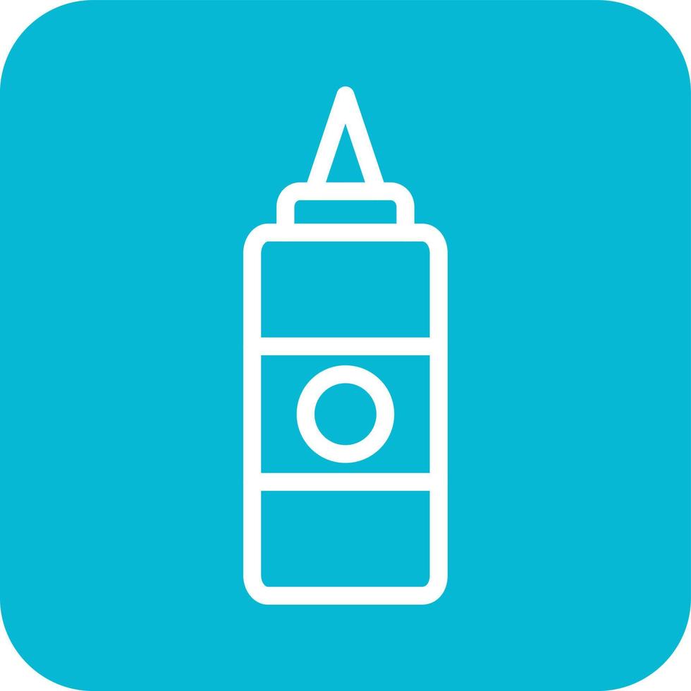 Sauce Flasche Vektor Icon Design Illustration