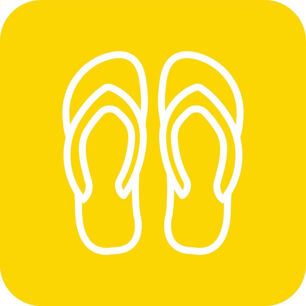 Flip-Flop-Vektor-Icon-Design-Illustration vektor