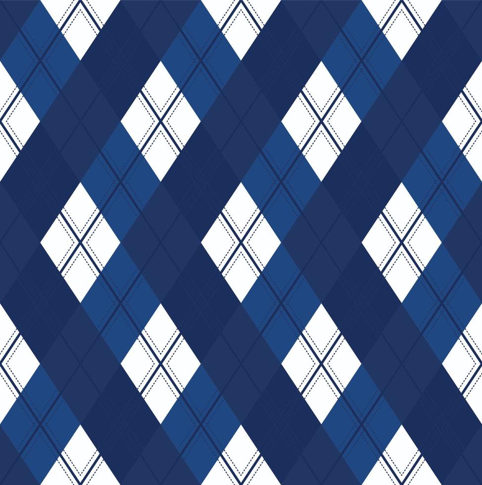 Argyle-Mustervektor, geometrisch, Hintergrund, klassisch gestrickt, kariert vektor