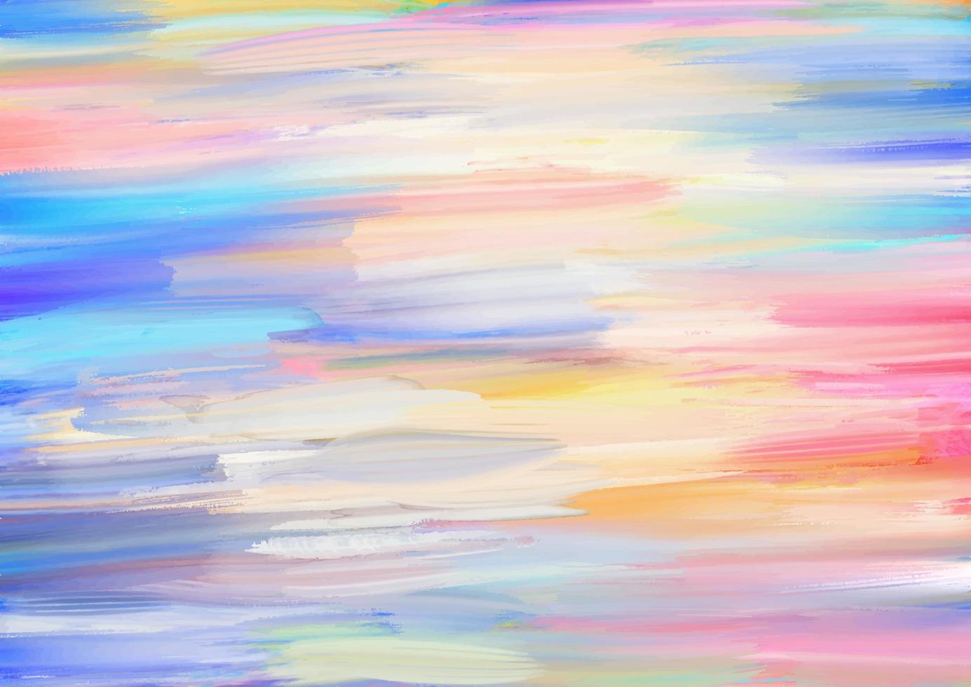 Pastell- farbig Hand gemalt Hintergrund mit ein abstrakt Öl Gemälde Design vektor