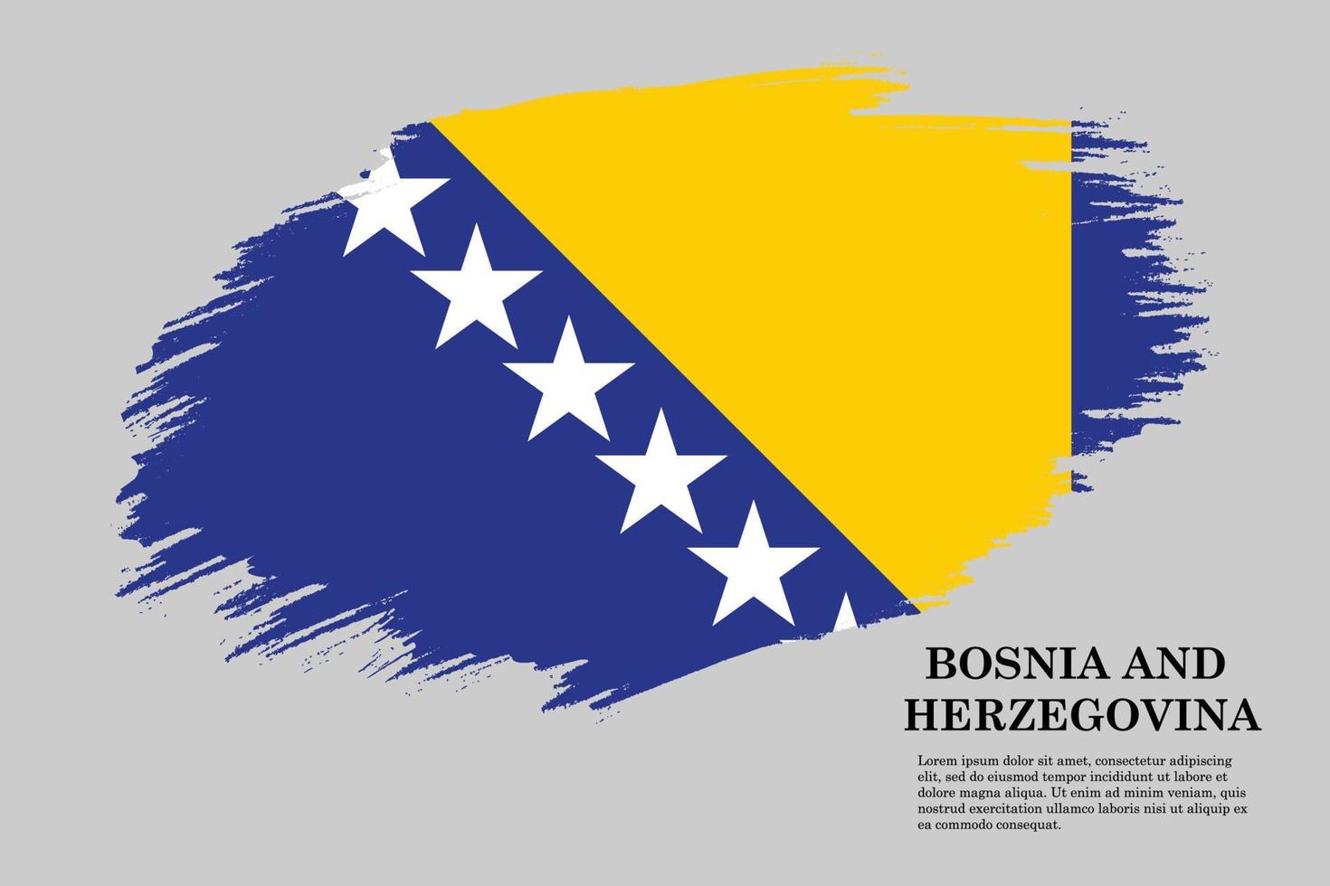 borsta stroke flagga . vektor illustration