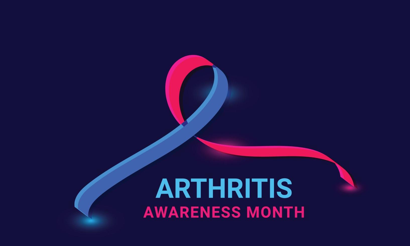 nationell artrit medvetenhet månad Maj. vektor mall bakgrund, baner, kort, affisch