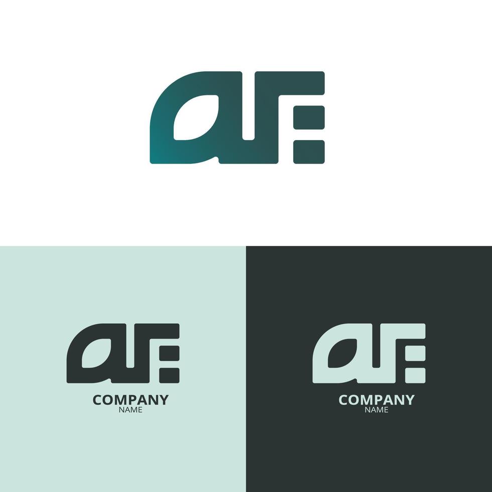 einfach und elegant Brief ae Logo, mit schön Gradient Farben. geeignet zum Stärkung Ihre Geschäft Identität. vektor