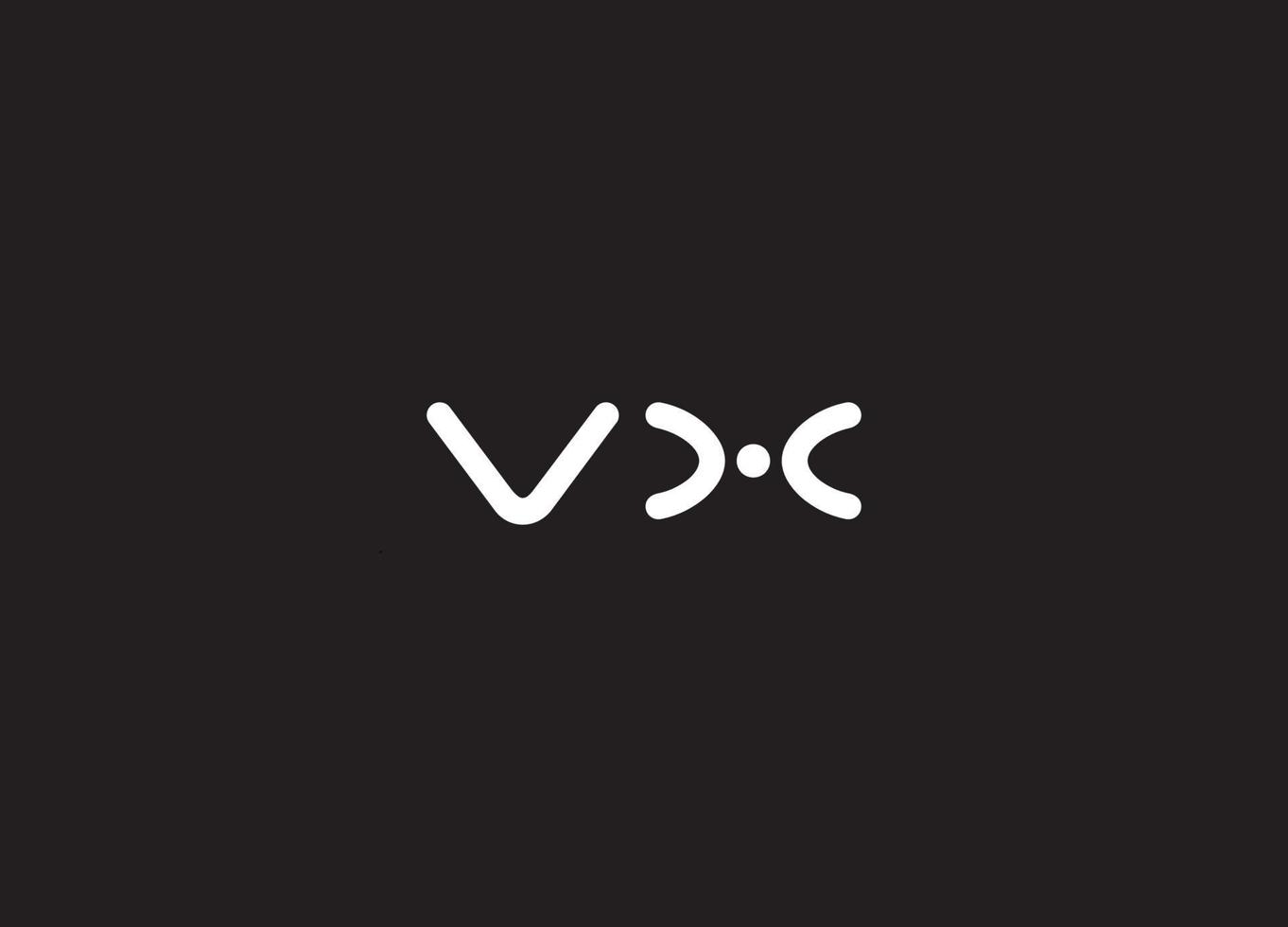v x Brief Logo abstrakt Logo Design vektor