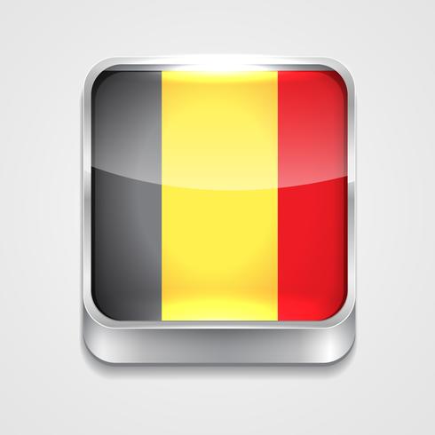 Flagge von Belgien vektor