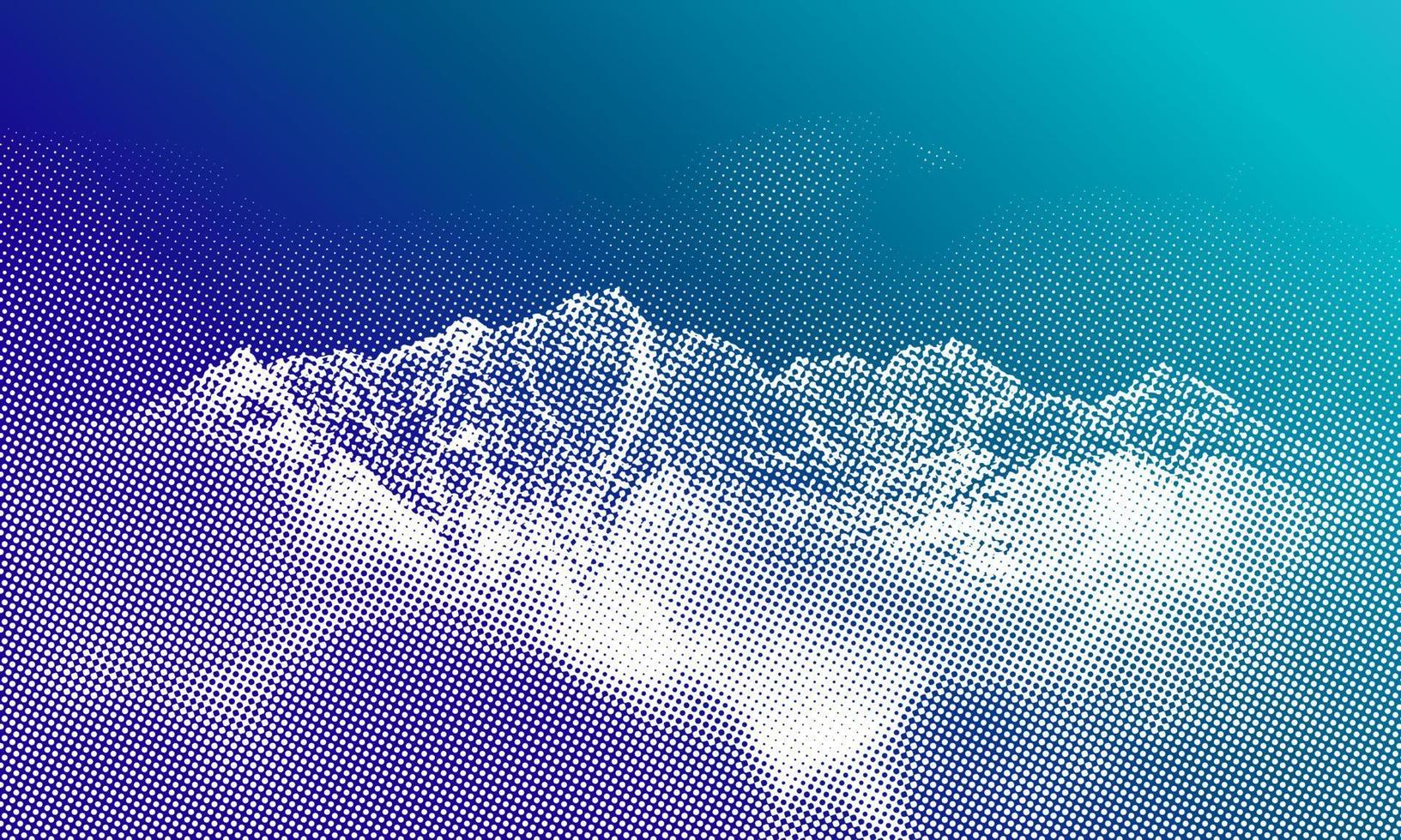 abstrakt Berg Eis Grunge Stil Vektor Hintergrund