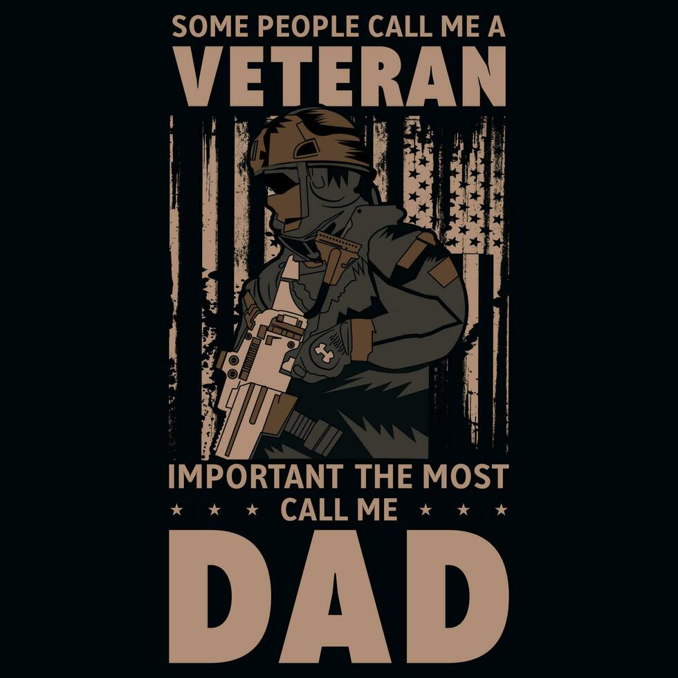 Veteranen Tag T-Shirt Design Vektor Design