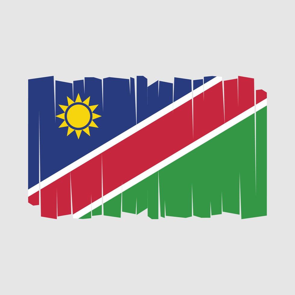 namibia flagge vektor