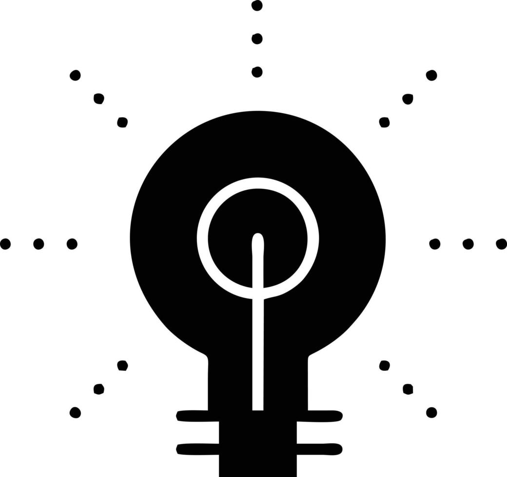 Idee Lösung Symbol Symbol Vektor Bild. Illustration von das kreativ Innovation Konzept Design. eps 10