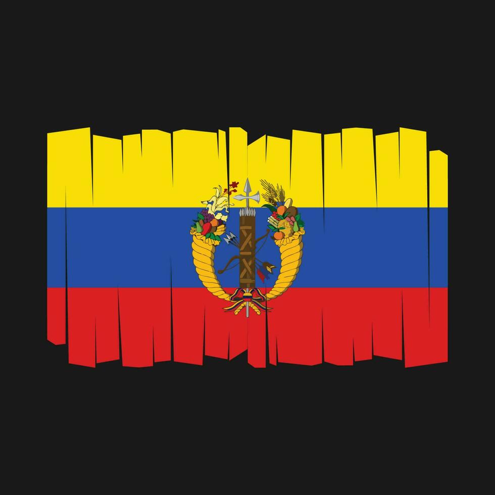 colombia flagga vektor