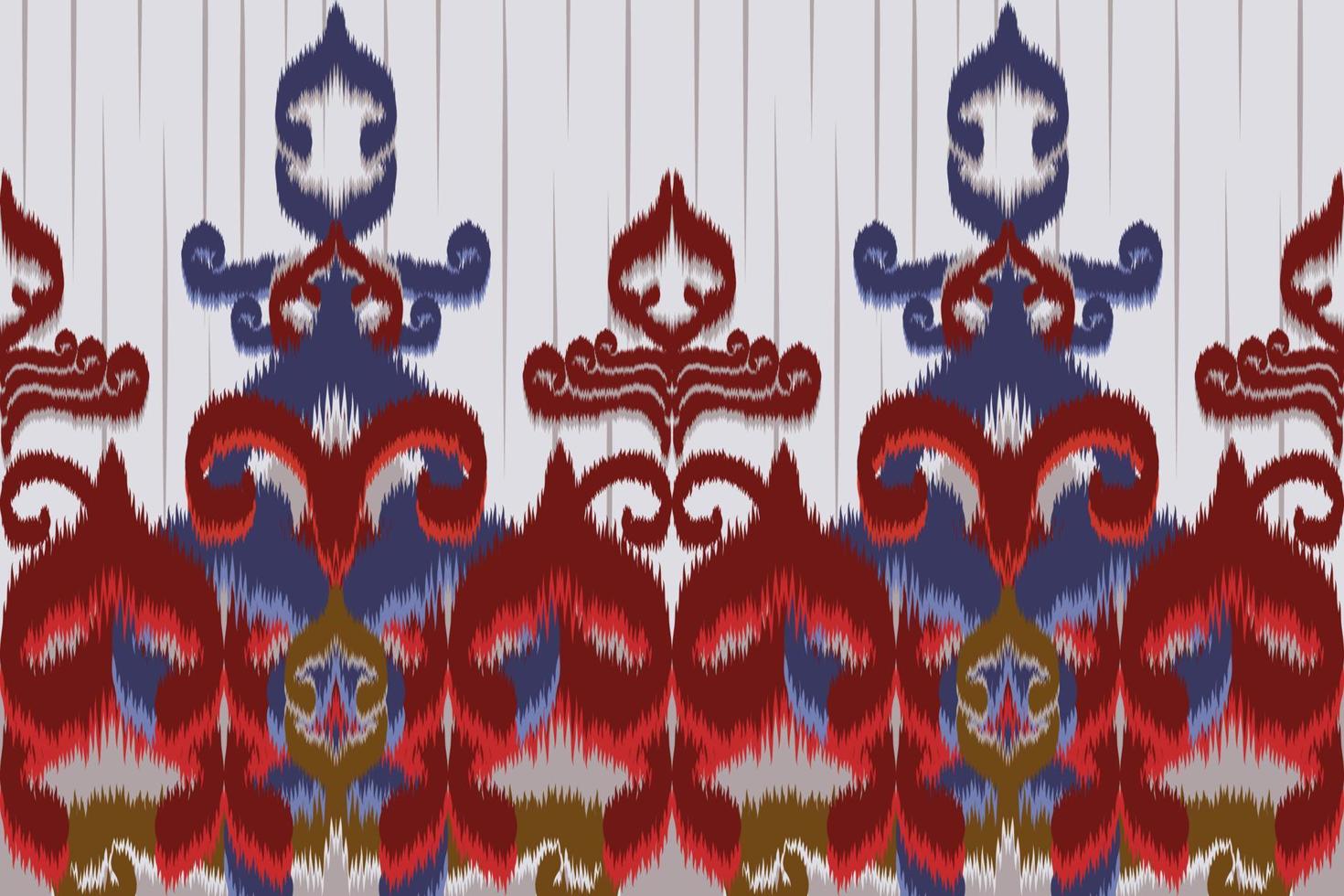 etnisk tyg mönster designad från geometrisk former etnisk asiatisk stil tyg mönster Begagnade för Hem dekoration, matta arbete, inomhus- och utomhus- använda sig av. vektor
