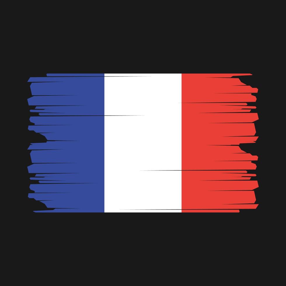 Frankreich Flagge Illustration vektor