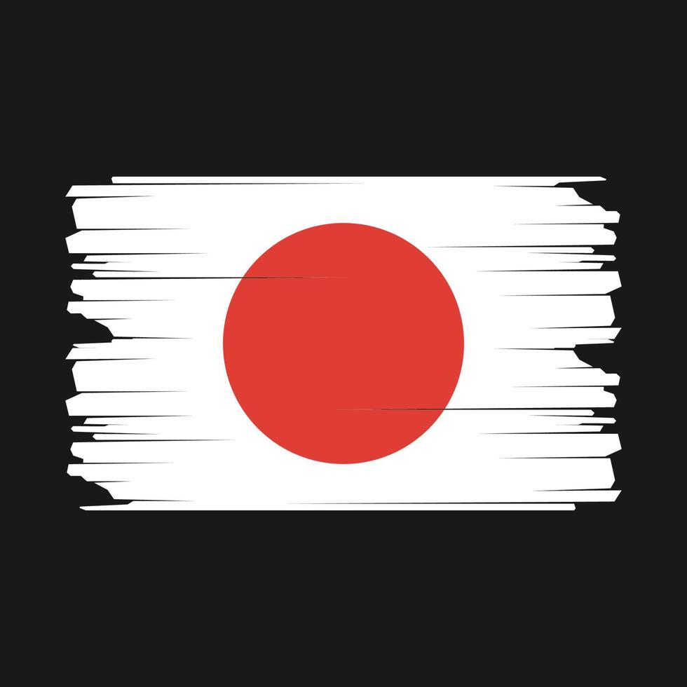 japan flagga illustration vektor