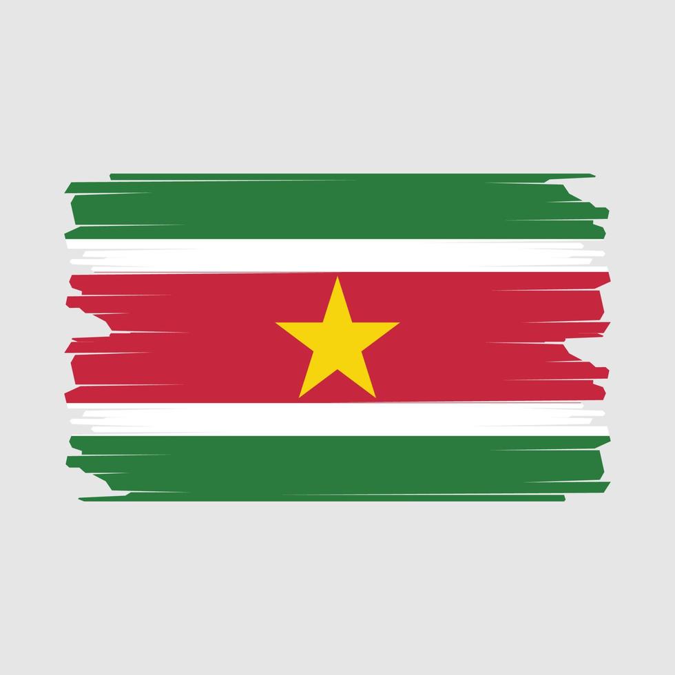 suriname Flagge Illustration vektor