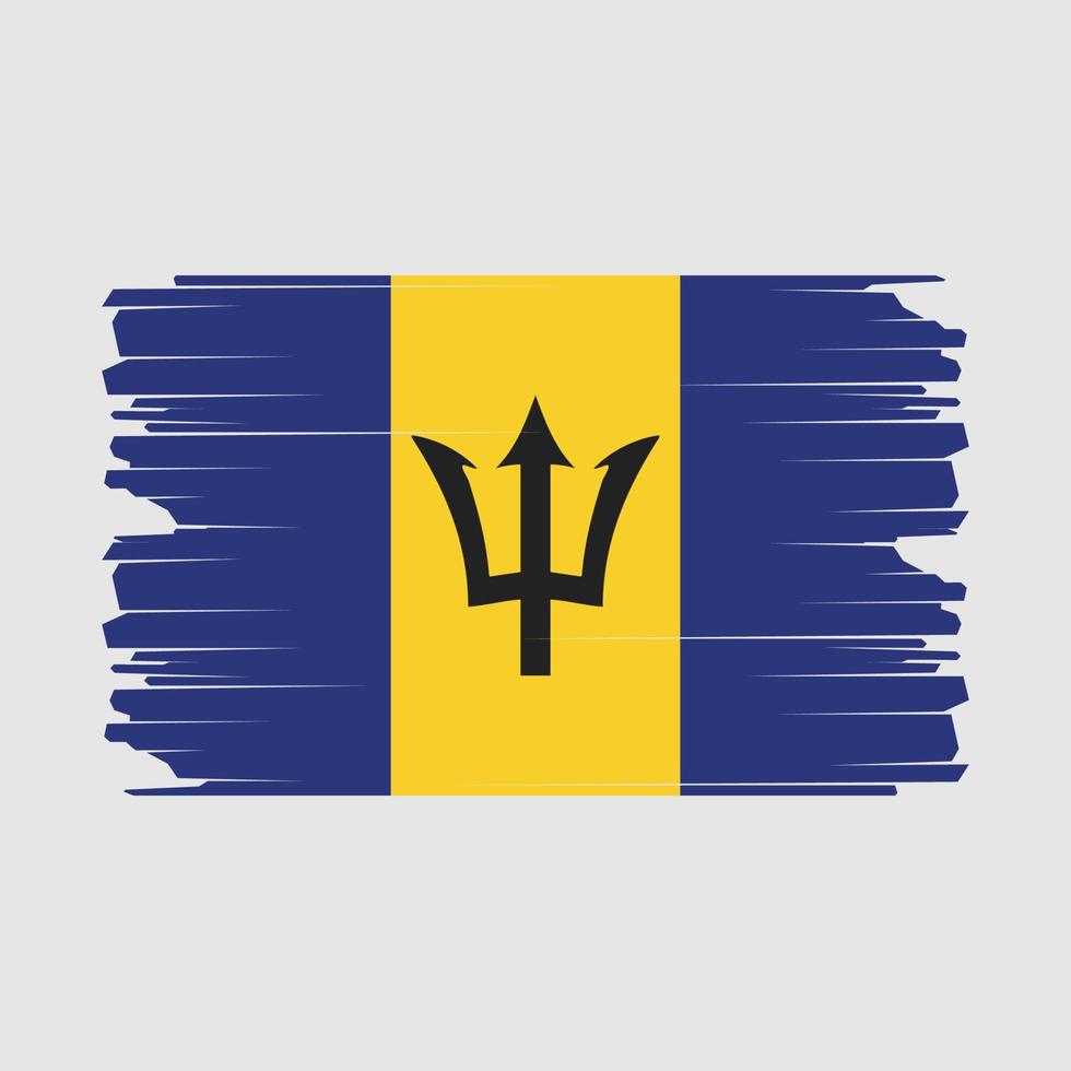 Barbados Flagge Illustration vektor