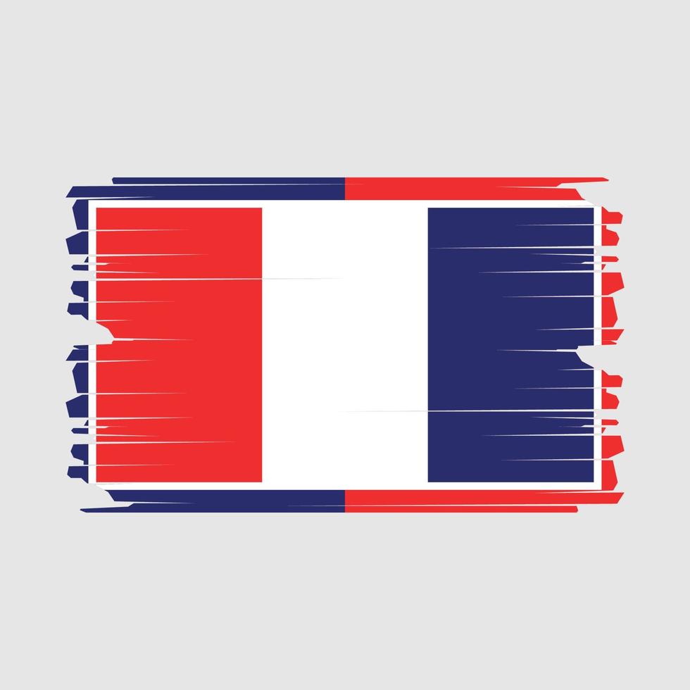 Frankreich Flagge Illustration vektor