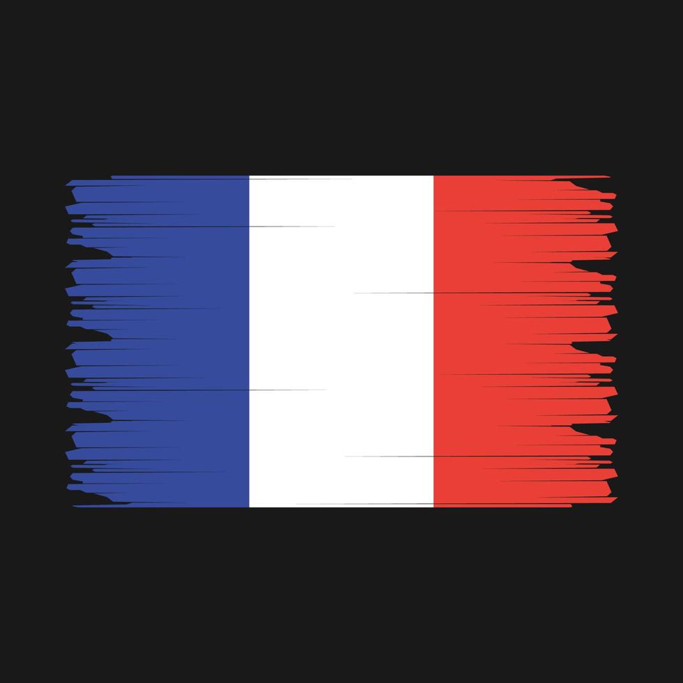 Frankreich Flagge Illustration vektor