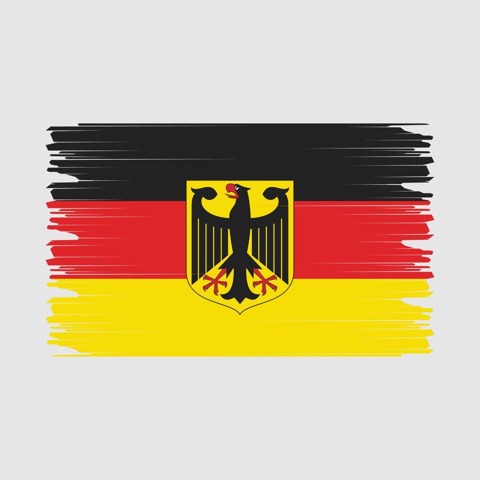 deutschland flagge abbildung vektor