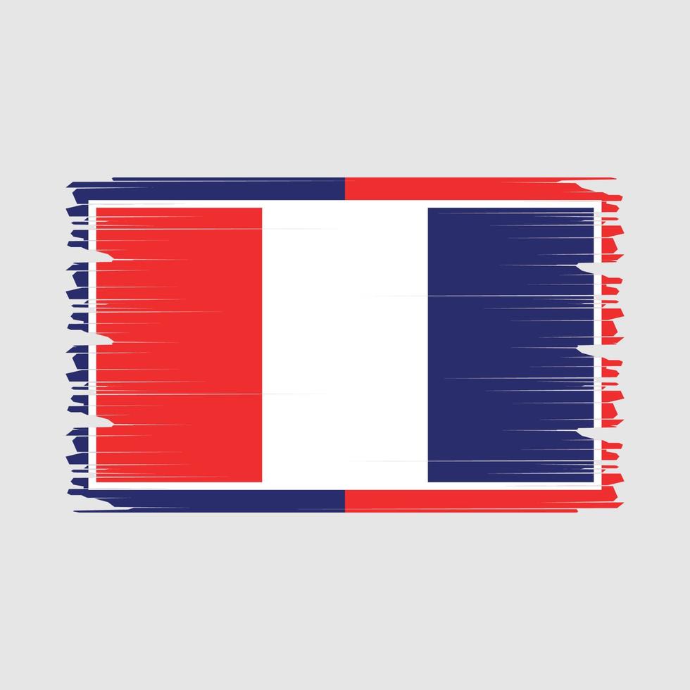 Frankrike flagga illustration vektor