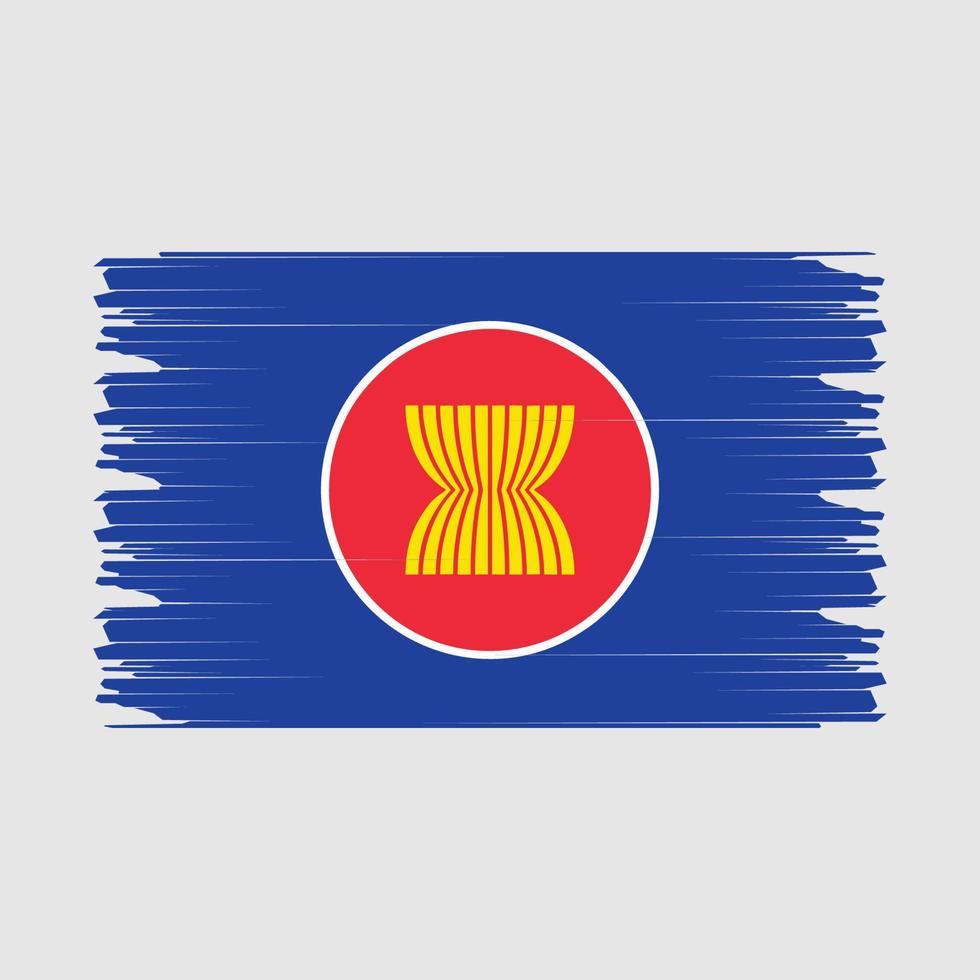 asean Flagge Illustration vektor