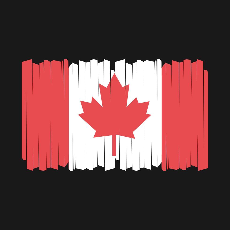 Kanada flagga vektor