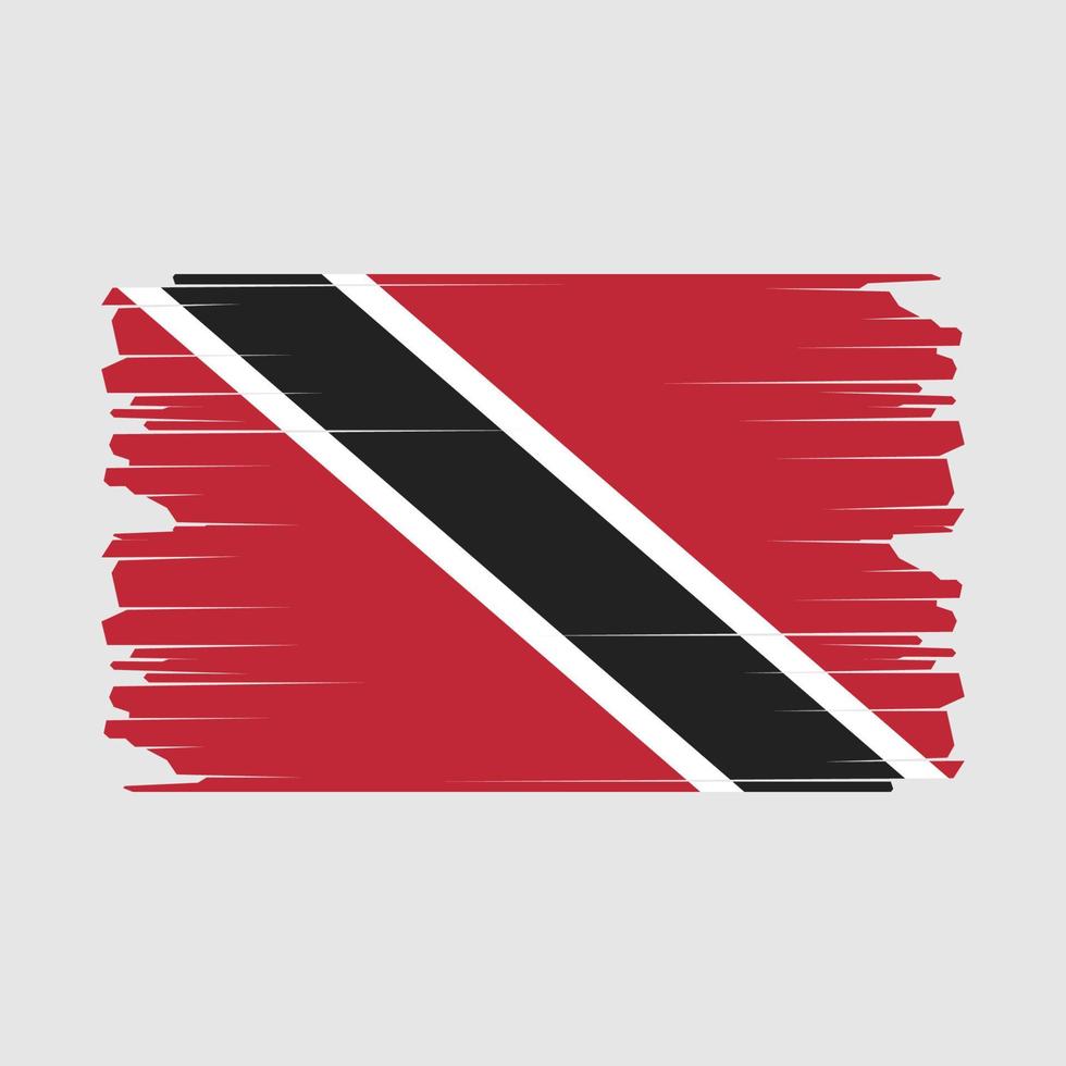 Trinidad Flagge Illustration vektor