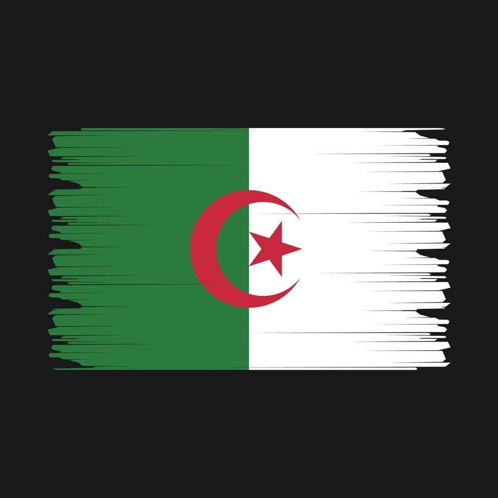 Algeriet flagga illustration vektor