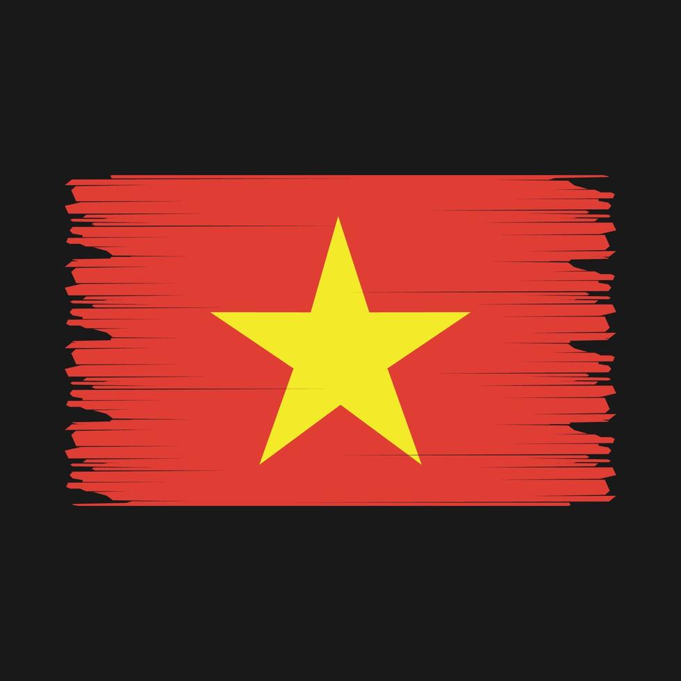 vietnam flagga illustration vektor