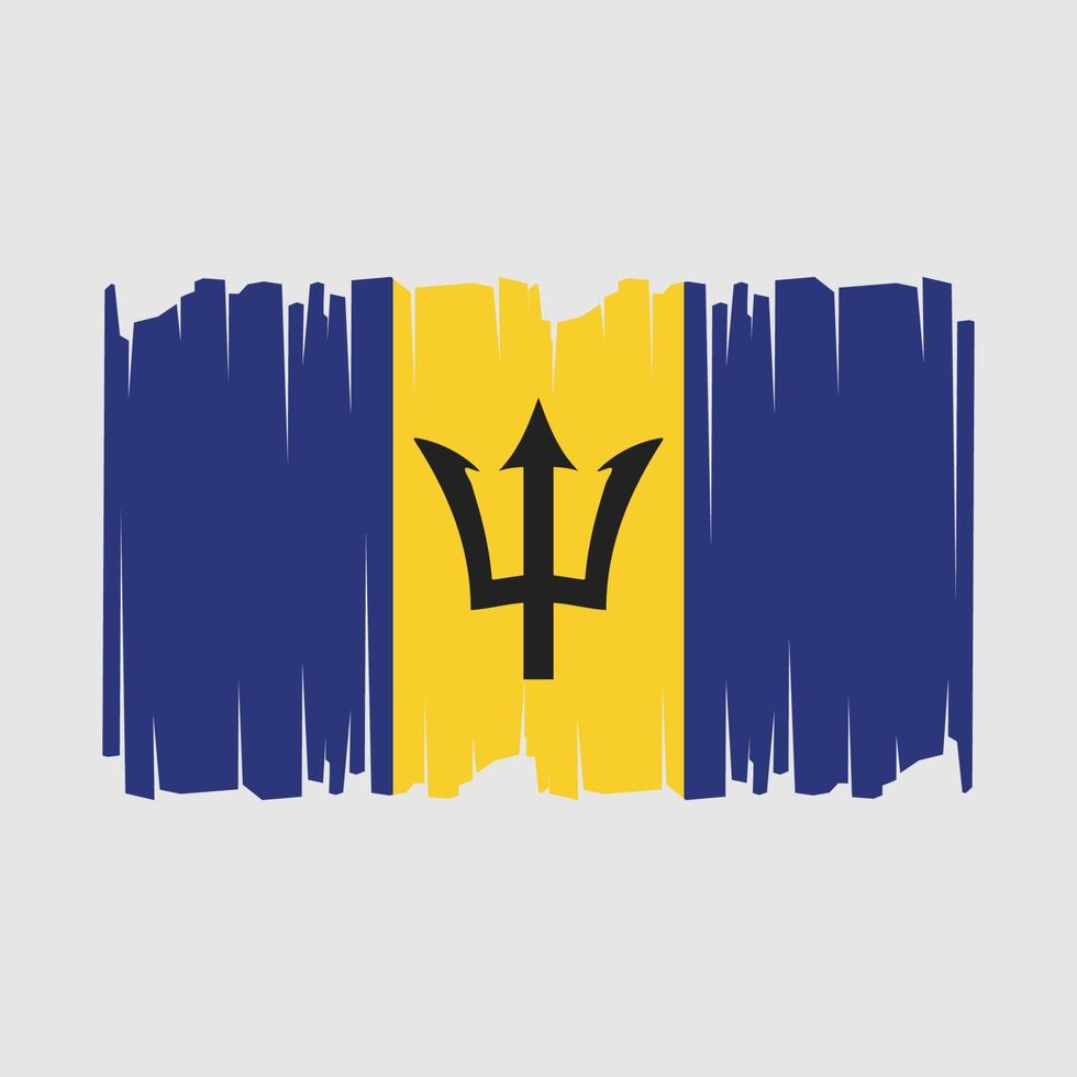 barbados flagga vektor illustration