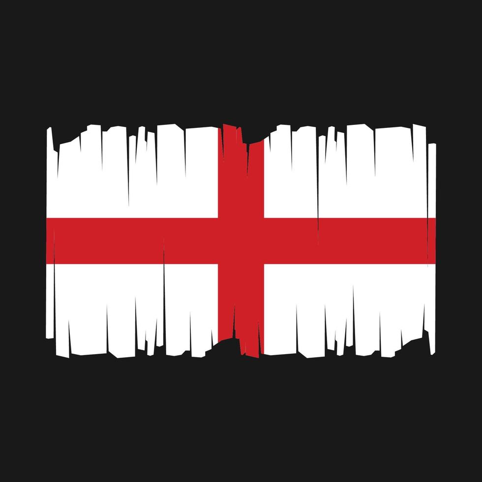 England Flagge Vektor Illustration