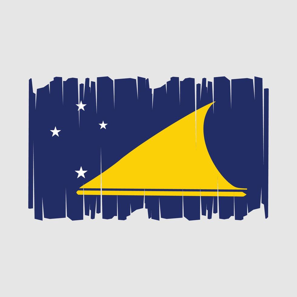 tokelau Flagge Vektor Illustration