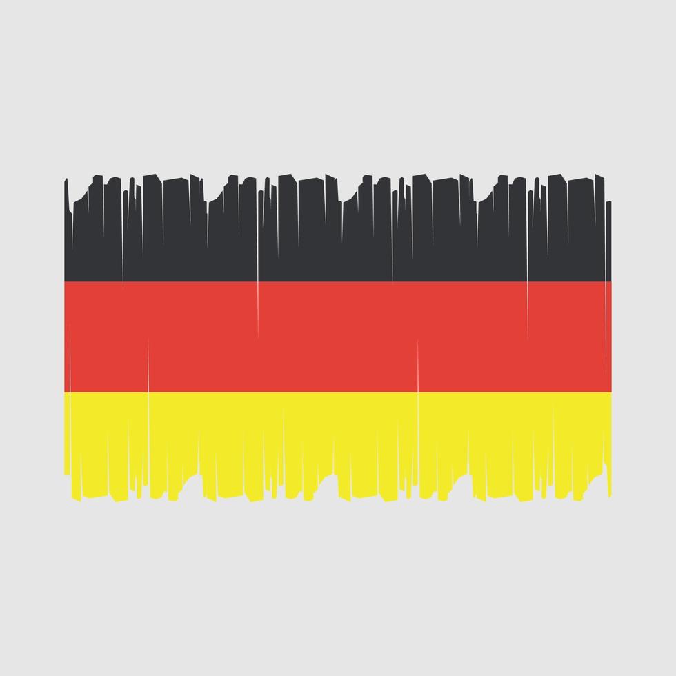 Tyskland flagga vektorillustration vektor