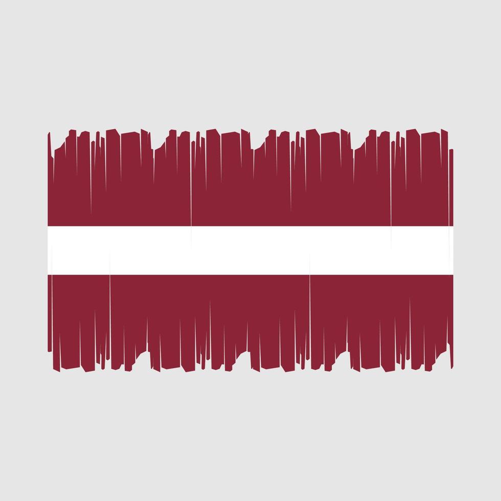 Lettland Flagge Vektor Illustration