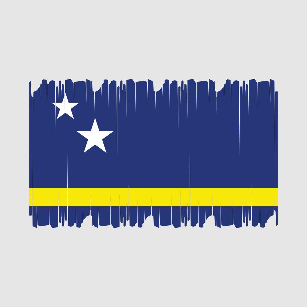 curacao flagga vektor illustration