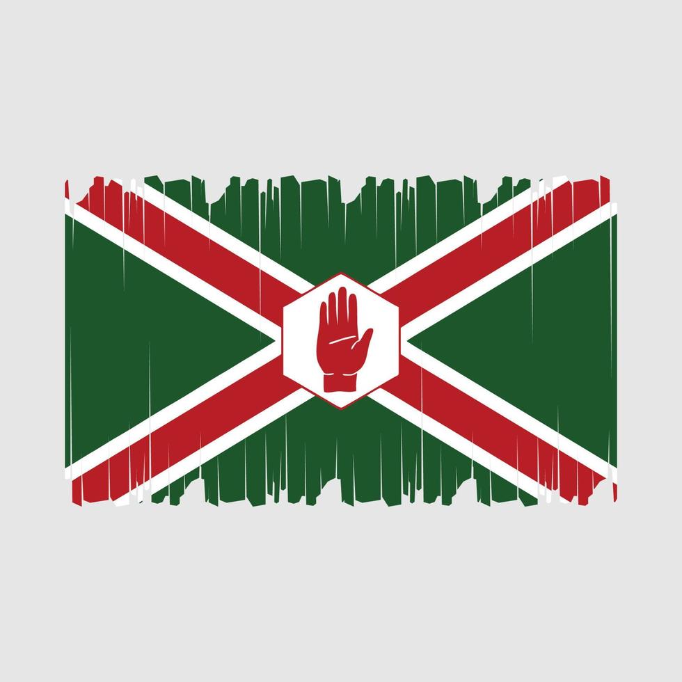 Nord Irland Flagge Vektor Illustration