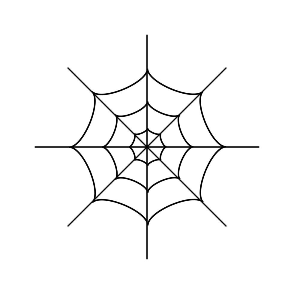 Spinnennetz Symbol vektor