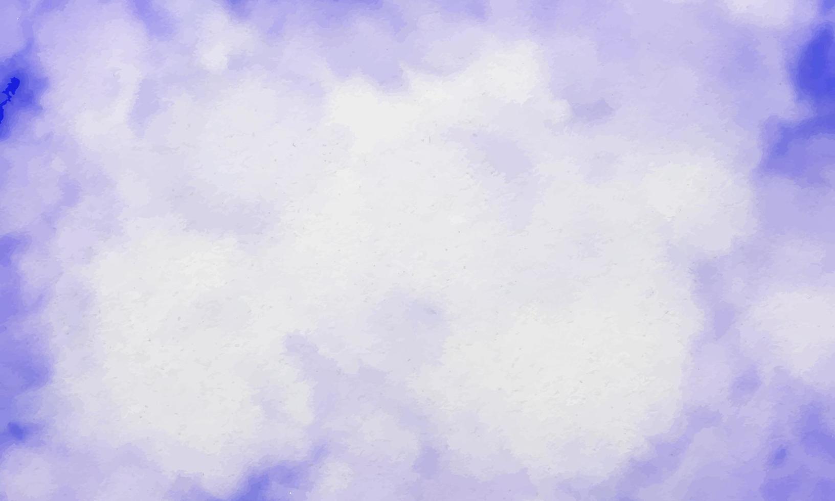 handmålad akvarell himmel och moln, abstrakt akvarell bakgrund, vektorillustration vektor