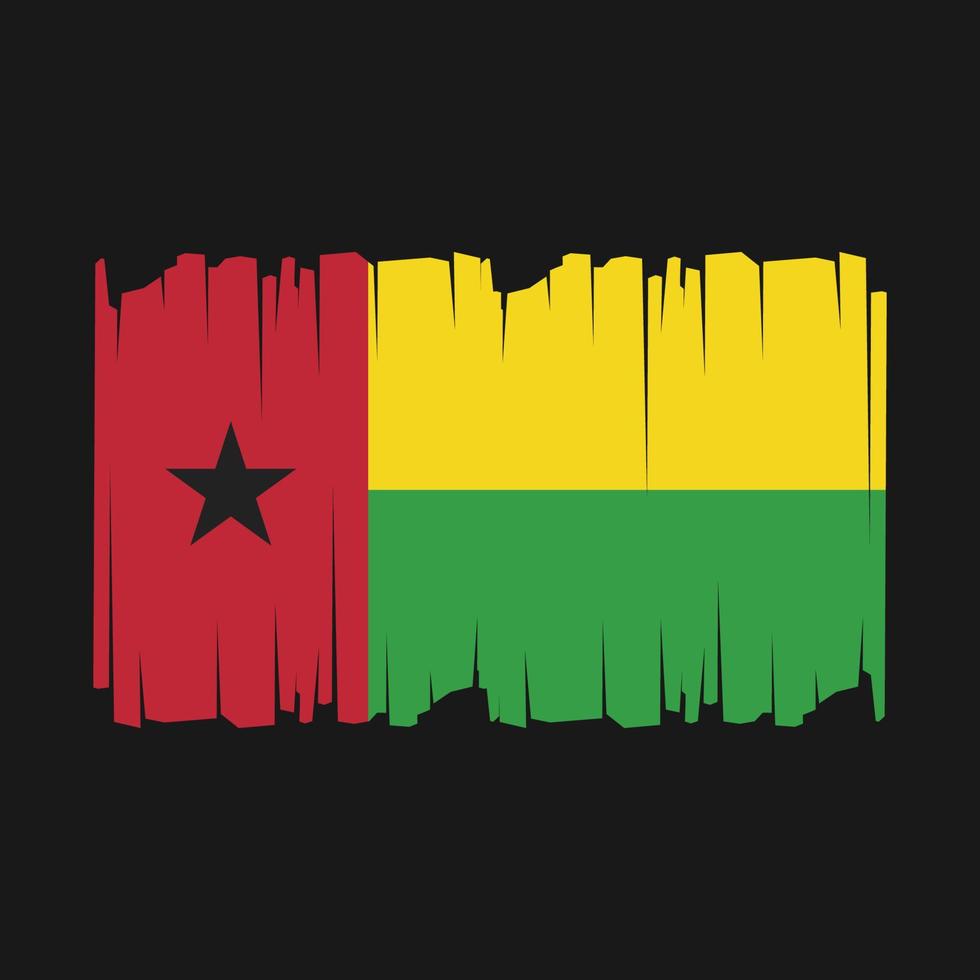 ghana-flaggenvektorillustration vektor