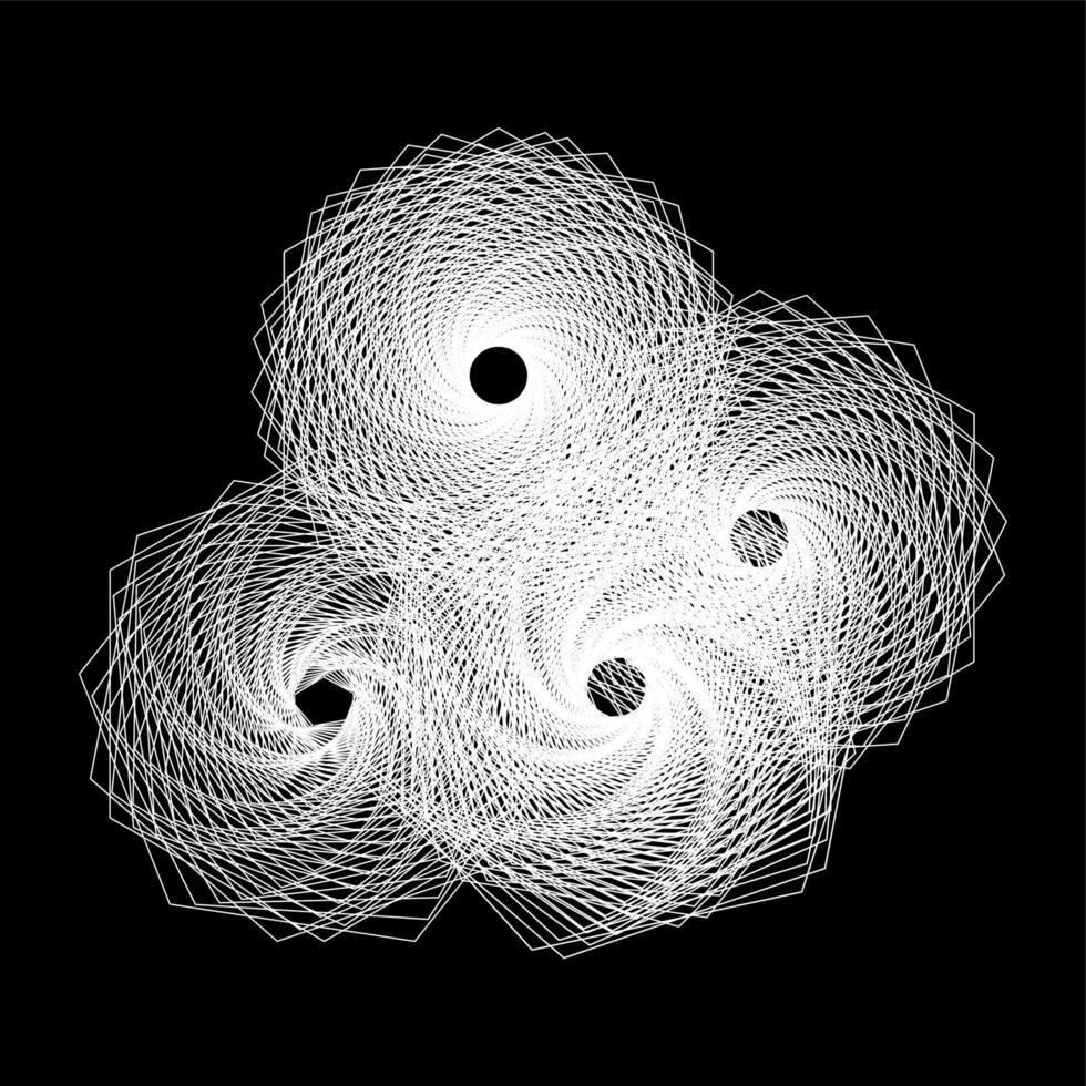 abstrakt geometrisk cirkulär linje flera olika ringa bakgrund och tapet vektor