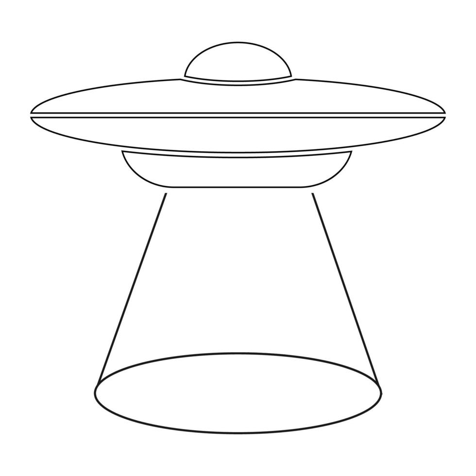 UFO Symbol Vektor