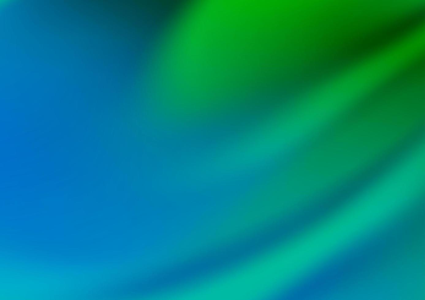 hellblauer, grüner Vektor verschwommener Glanz abstrakter Hintergrund.