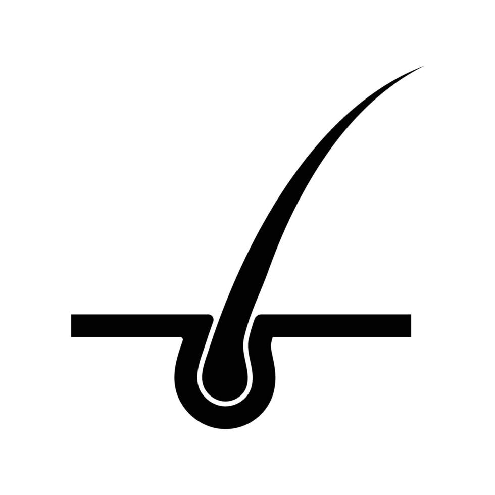 logotyp för hårbehandling vektor