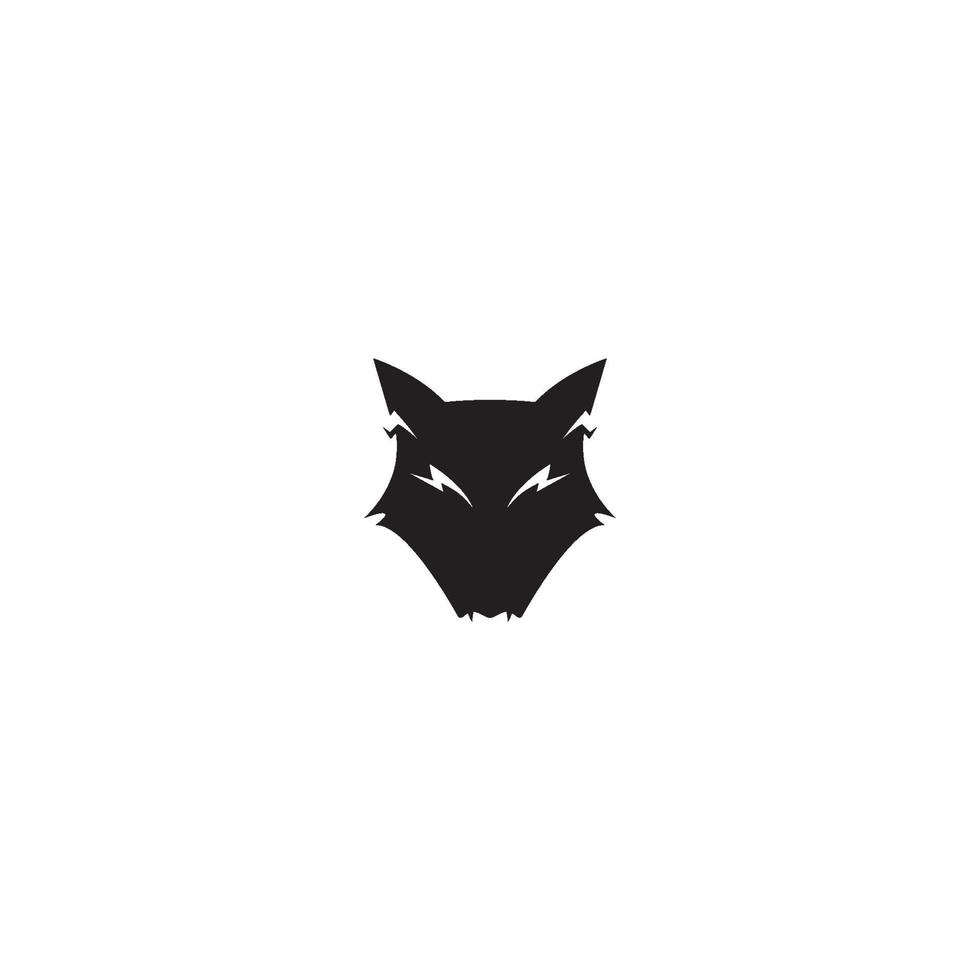 Wolf Logo Vorlage vektor